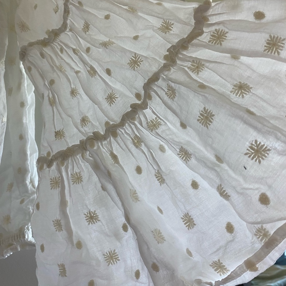Zara Premium Denim collection boho top
